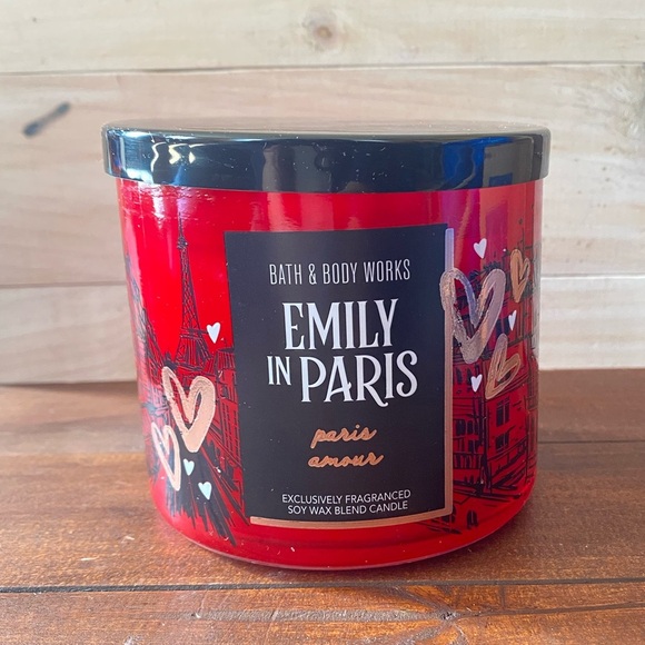 Bath & Body Works Other - Bath & Body Works EMILY IN PARIS Paris Amour Large 3 Wick Scented Candle 14.5 oz